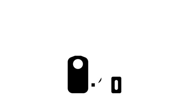 전자 콜러스 리모델 링 장치 글 립 아이콘 애니메이션 — 비디오