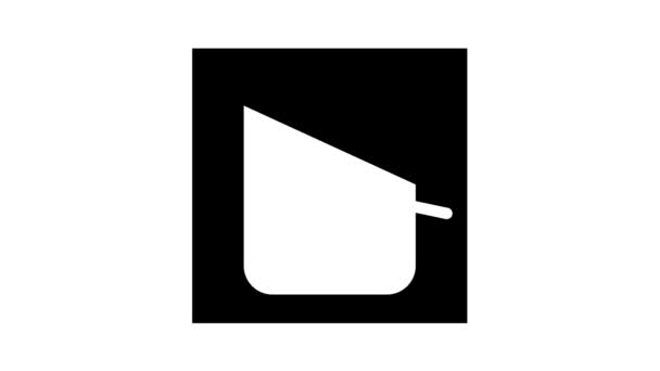 Reparación de socket glifo icono de animación — Vídeos de Stock