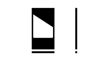 fotoğraf kiosk glyph simge canlandırması