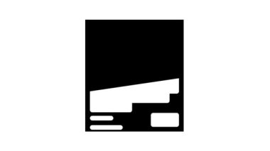 elektrik devreleri glyph simge canlandırması