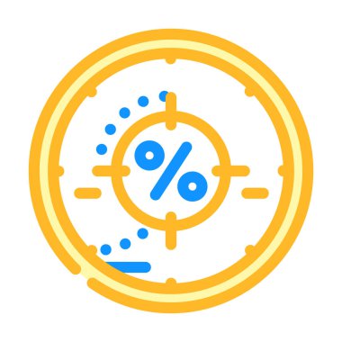 indirimli renk ikonu vektör illüstrasyonu aranıyor