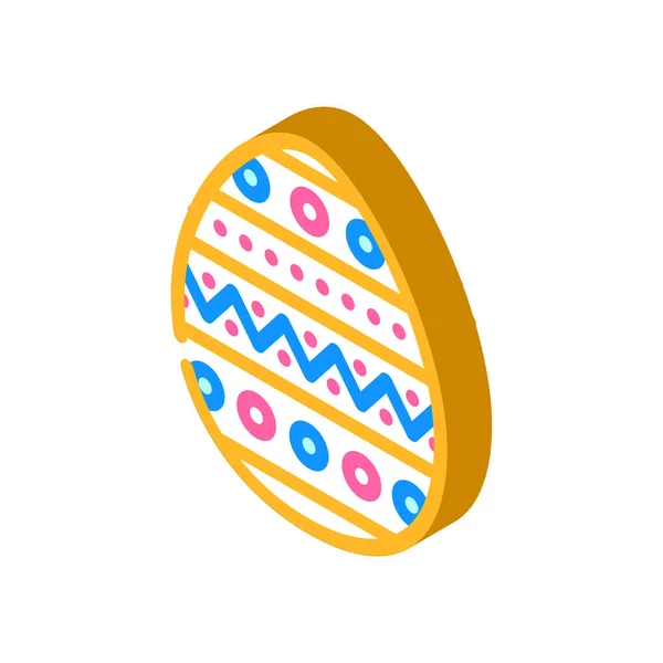 Easter holiday isometric icon vector illustration — Stock Vector