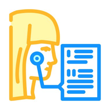 karmaşık yüz temizleme renk ikonu vektör çizimi