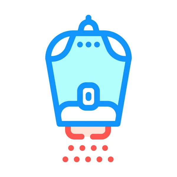 Laser epilator gadget color icon vector illustration — стоковый вектор