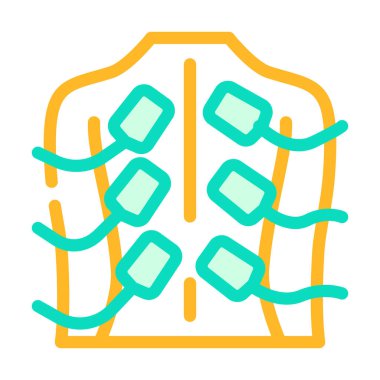 canlandırma terapisi renk ikonu vektör illüstrasyonu