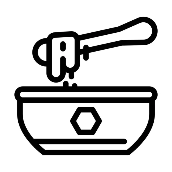 Wax for depilation line icon vector illustration — Vettoriale Stock