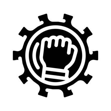 Liderlik uzmanlığı simge vektör illüstrasyonuName