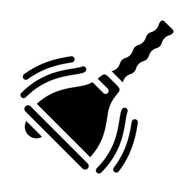 Çan aracı simge vektör illüstrasyonu