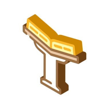 Öneriler için izometrik ikon vektör illüstrasyonu kitabı