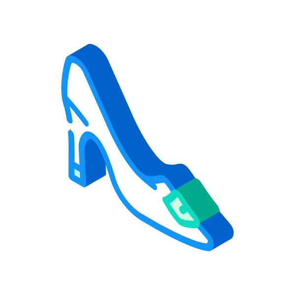 Pumps and slingbacks isometric icon vector illustration — Vettoriale Stock