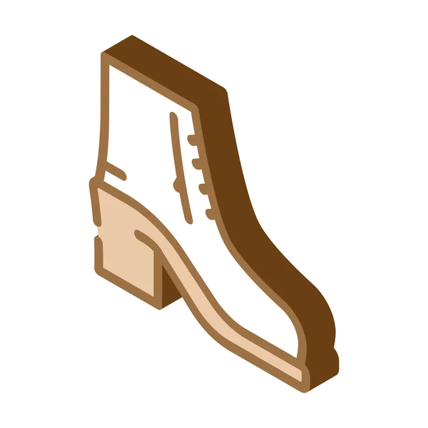 Shoe woman isometric icon vector illustration — Stockvektor
