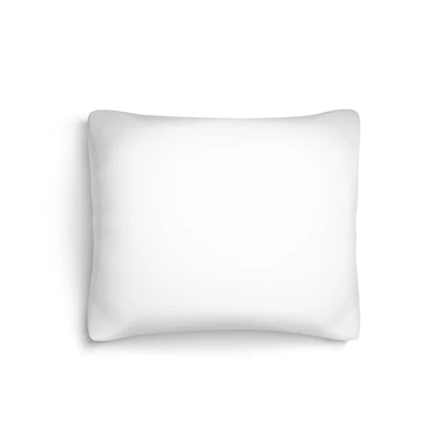 Pillow cushion white vector — Stock Vector