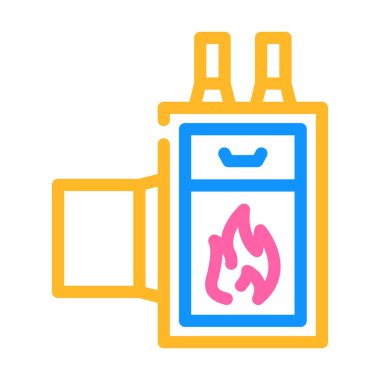 fırın ekipmanı renk vektör illüstrasyonu