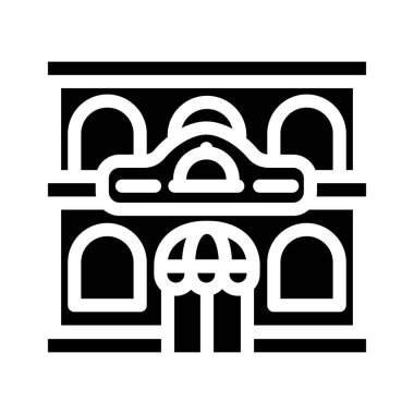 Restoran oluşturma simgesi vektör illüstrasyonuName