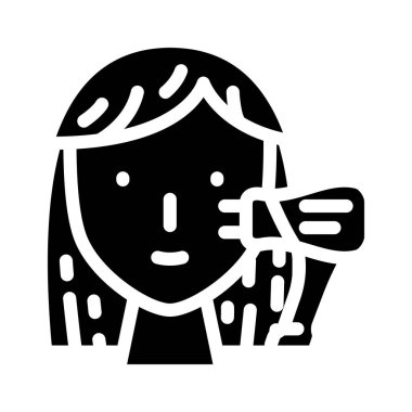 Lazer kaldırma simgesi vektör illüstrasyonu