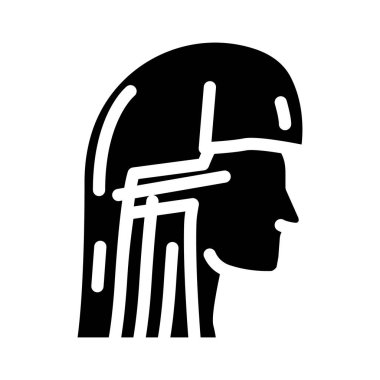 kuaför salonu servis sembolü çizimi