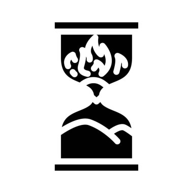 Proje bitiş tarihi sembolü vektör illüstrasyonu