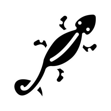 Kertenkele hayvan sembolü vektör illüstrasyonu