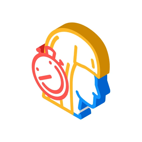 Salon isometric icon vector illustration 에서의 치료 시간 — 스톡 벡터