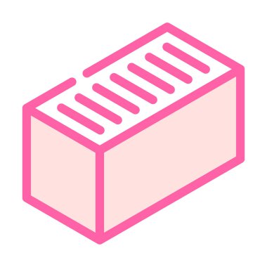 çift tuğlalı renk vektör illüstrasyonu