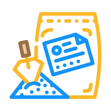 beton ve harç rengi vektör illüstrasyonu