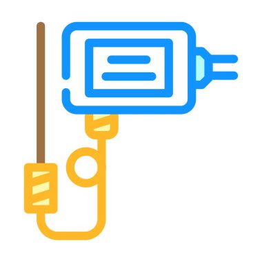 Sıcaklık renk ikonu vektör illüstrasyonunu değiştirir