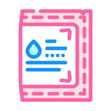 bir ilk yardım seti renk vektör illüstrasyonu