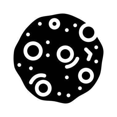 kurabiye hamuru sembolü vektör illüstrasyonu