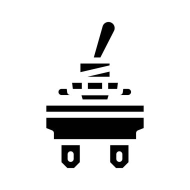 joystick, mekanizma simge vektör illüstrasyonunu değiştirir