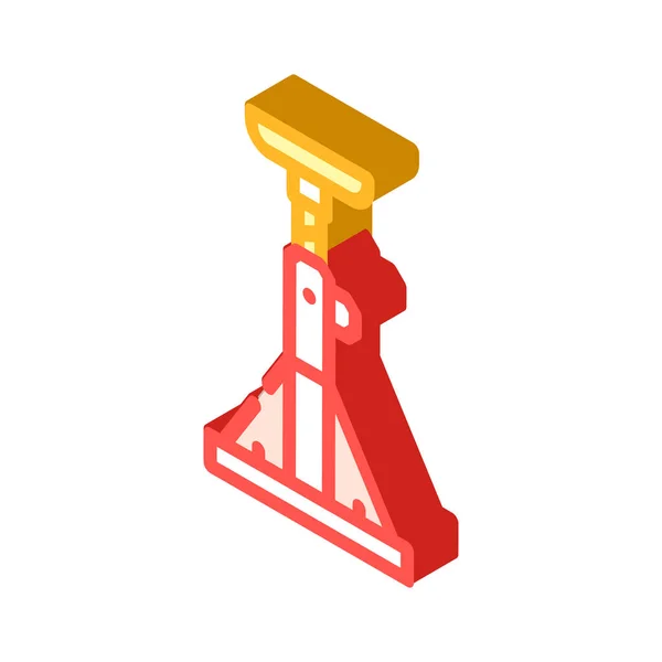 Plancher jacks icône isométrique illustration vectorielle — Image vectorielle