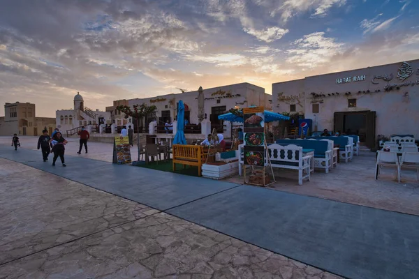 Souk Waqif Wakra Qatar Calle Principal Luz Del Día Que —  Fotos de Stock