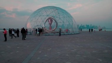 FIFA Dünya Kupası Katar 2022 Resmi Geri sayım Saati, 21 Kasım Pazar günü Dohas 'ta açıldı.