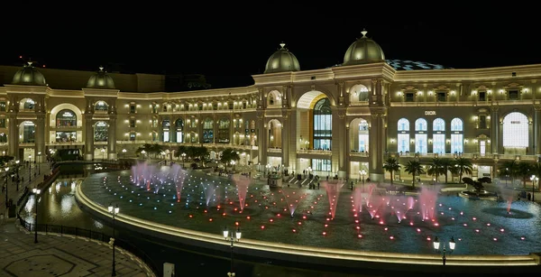 Place Vendome Mall Lusail City Qatar Interior View Night Showing — Stock fotografie