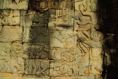 apsara dansçı kısma antik angkor Tapınağı