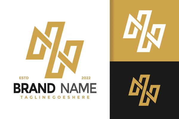 Letter Logo Design Brand Identity Logos Vector Modern Logo Logo — 스톡 벡터