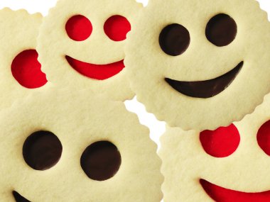                                Mutlu gülen yüzler arka plan