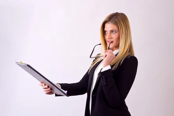 Business woman at work — Stock Photo, Image