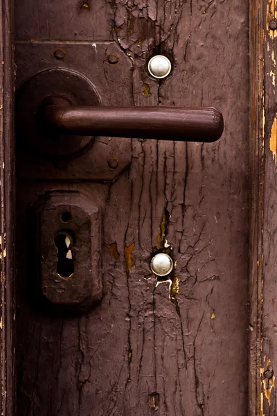 Old door handle — Stock Photo, Image