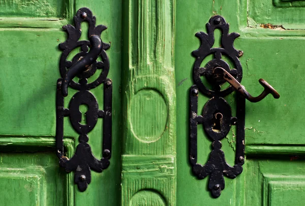 Древняя деталь двери — стоковое фото