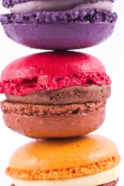 Färgglada macarons — Stockfoto