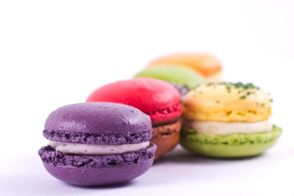 Kleurrijke macarons — Stockfoto