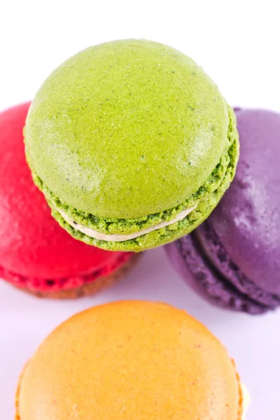 Kleurrijk en heerlijke macarons — Stockfoto