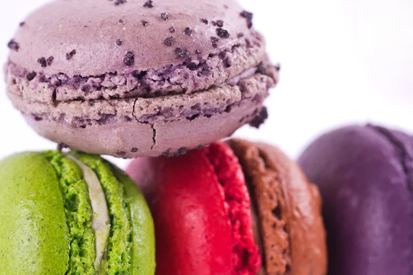 Hromadu macarons — Stock fotografie