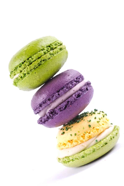 Macarons diagonalmente — Fotografia de Stock