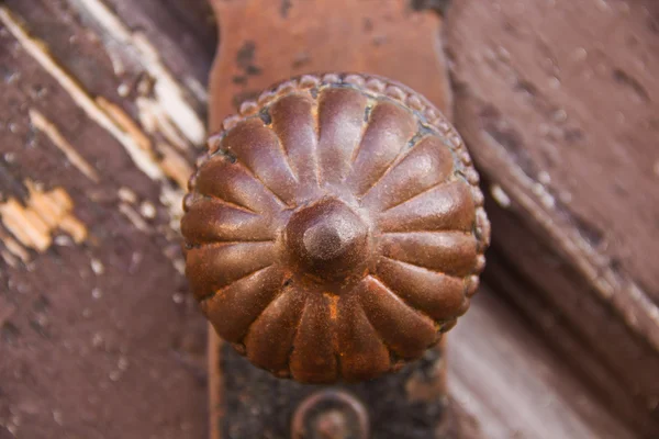 Pomo de puerta de hierro forjado — Foto de Stock