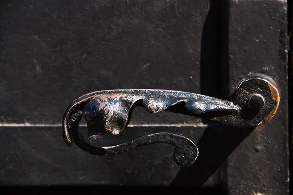 Aged door handle — Stock Photo, Image