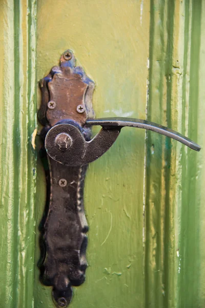 Punho da porta antiga — Fotografia de Stock