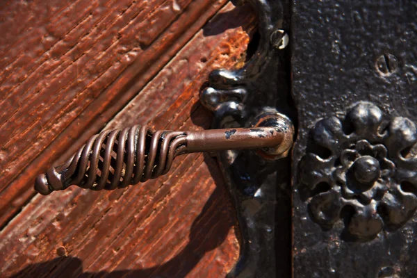 Old door handle — Stock Photo, Image