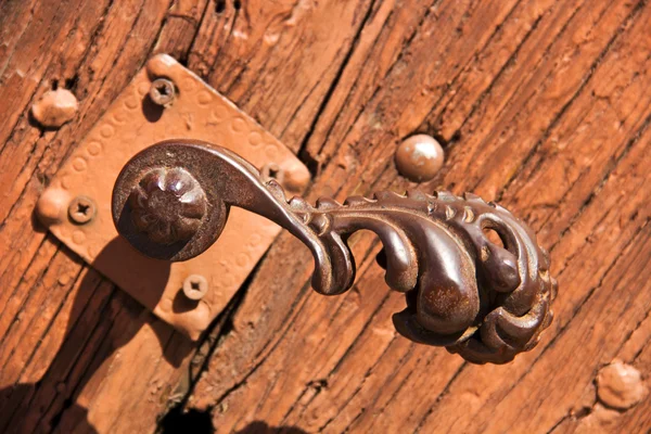 Oude deurkruk — Stockfoto