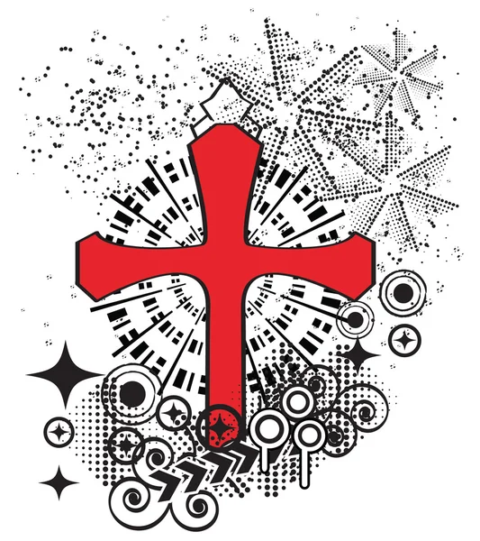 Хрест backgound — стоковий вектор